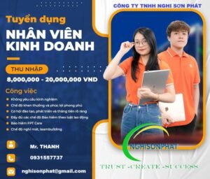 nghi son phat tuyen nhan vien kinh doanh