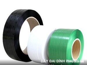 Dây Đai PET Màu Xanh – PET Trơn Hoặc Caro (Cuộn 20kg)