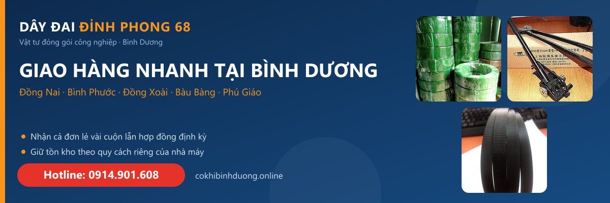 Giao hàng vật tư đóng gói tại Bình Dương - Đỉnh Phong 68